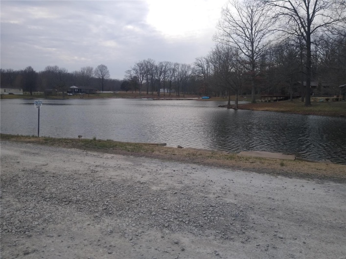Lake across from property