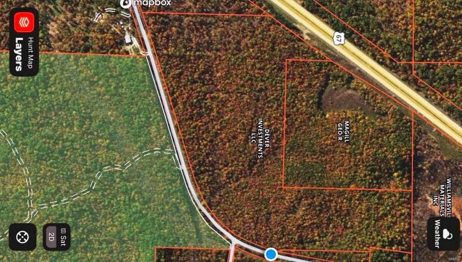 Platte of total 76 acres.  It is recorded as 2 parcels.  Seller wants to sell all together.