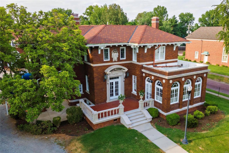 View of front of house with french doors