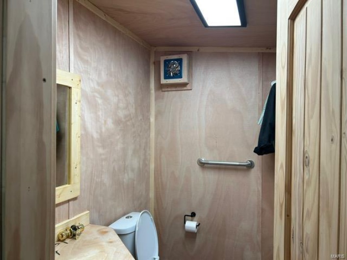 Half bathroom with toilet