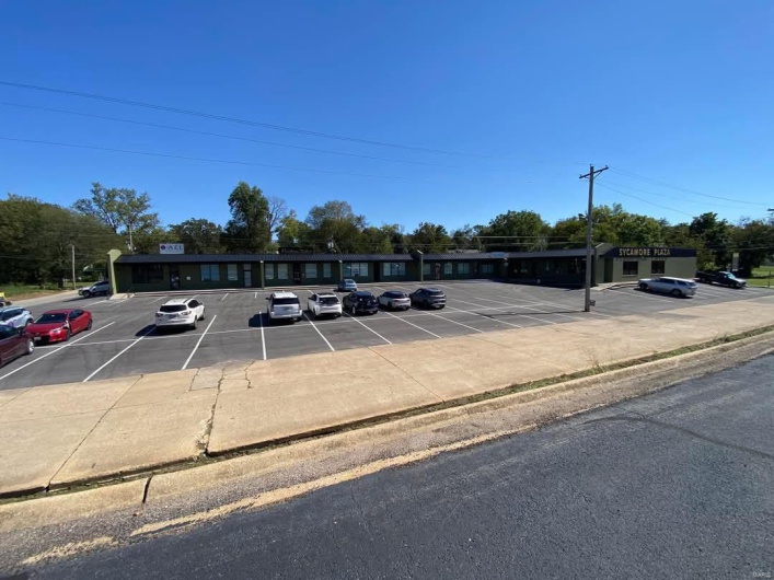 View of uncovered parking lot