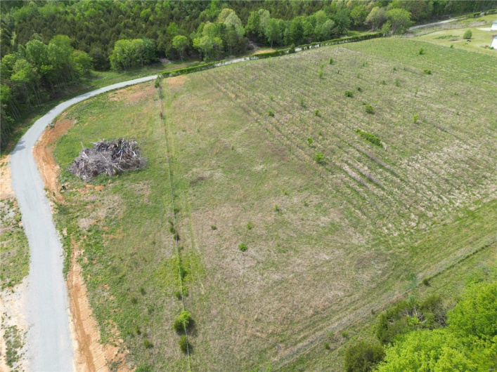 Bird's eye view featuring a rural view