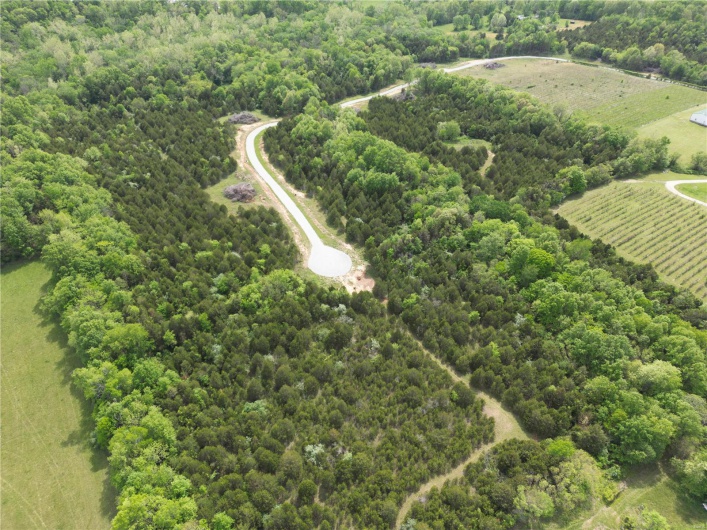 Aerial view featuring a rural view