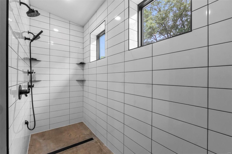 Curb less designed shower