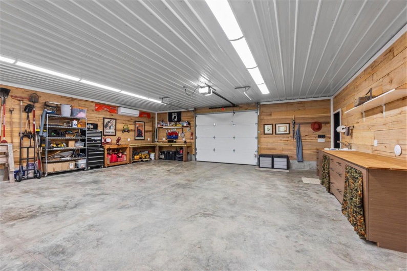Heated and cooled Insulated garage