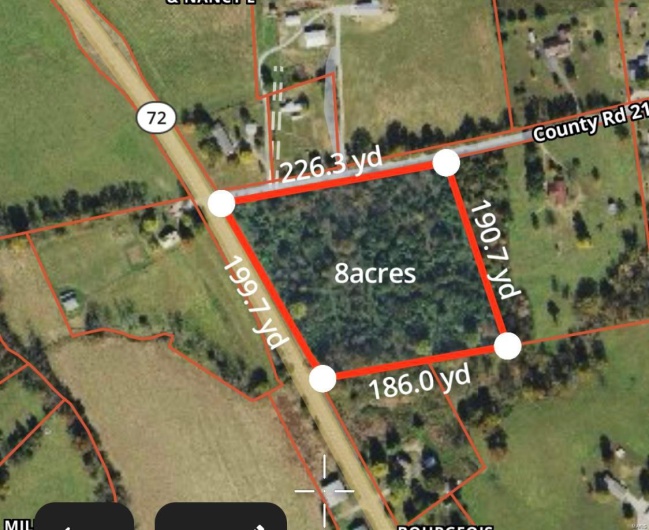 These are approximate see survey 