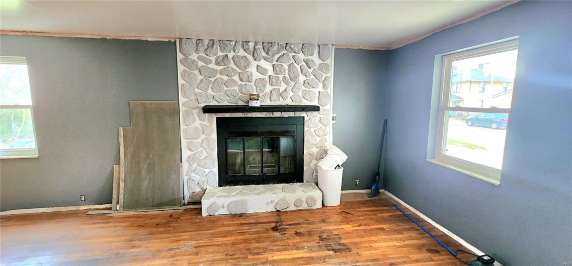 Fireplace is functional