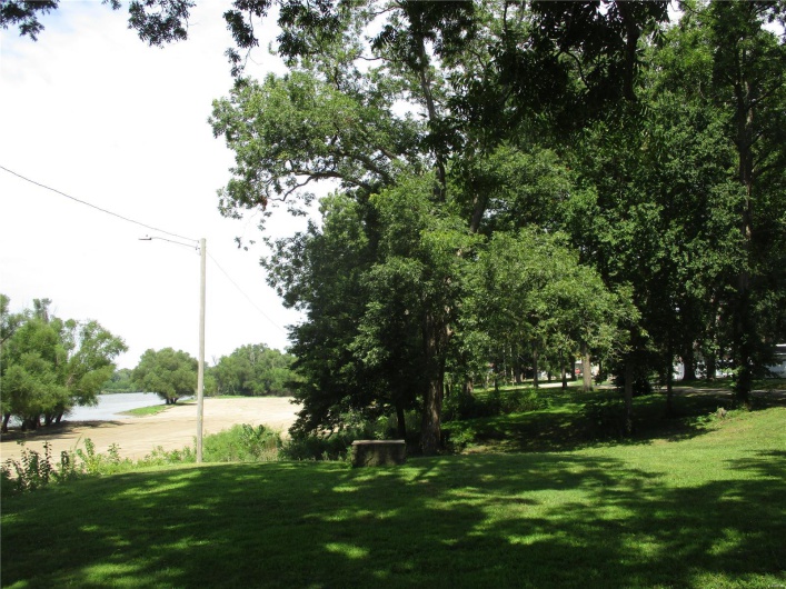 boat dock and pecan trees