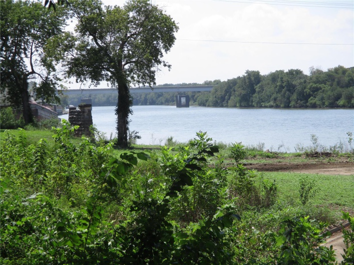 view of Evansville bridge