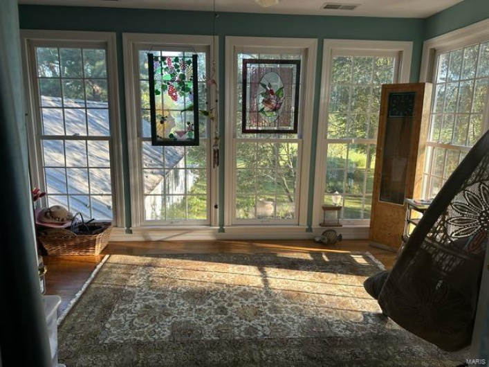 Sunroom off Primary Bedroom Upstairs