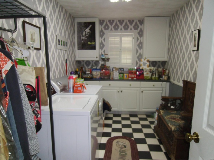Laundry Room with large closet 