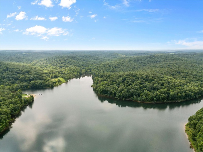 Aerial View of Lake Kah Tan Da