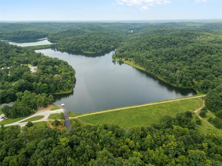 Aerial View of Lake Kah Tan Da