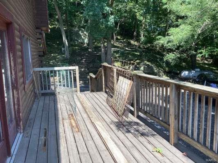 View of deck
