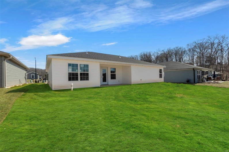 Back of property