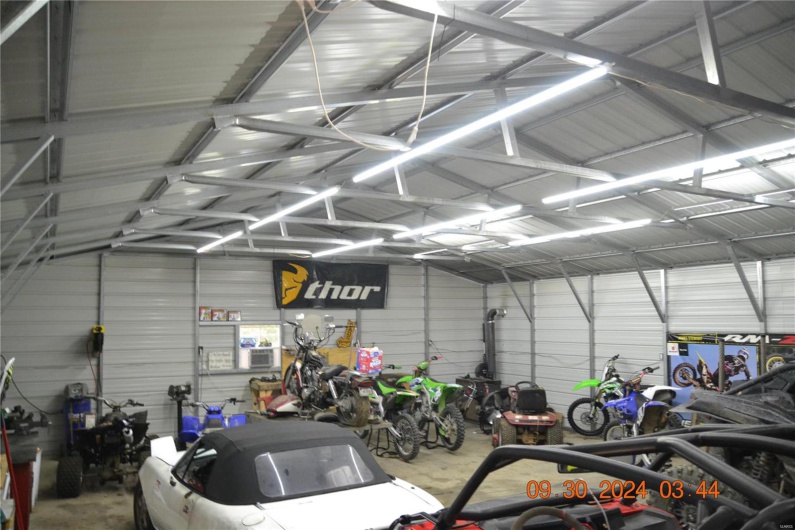 Inside Detached Garage