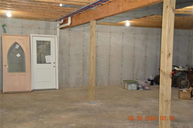View of basement