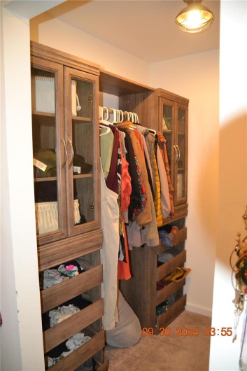 View of closet