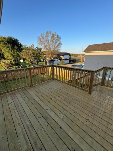 View of deck