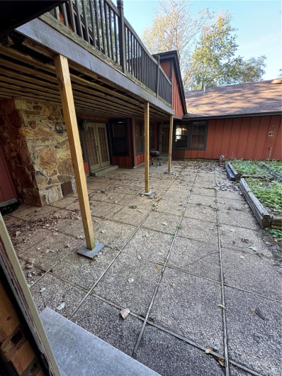 View of patio / terrace featuring a deck
