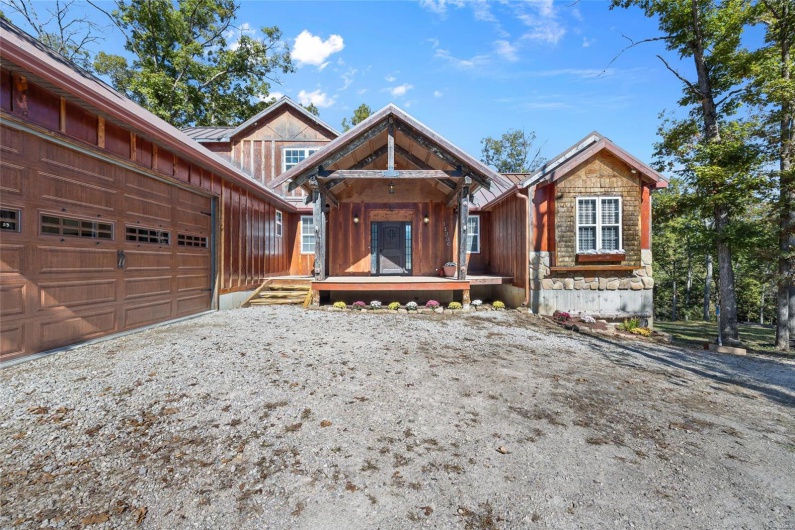 Welcoming front porch