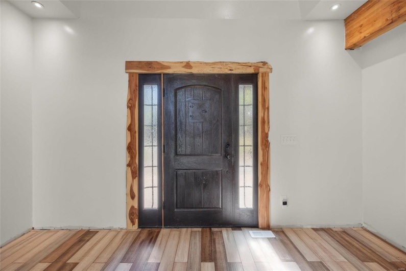 Interior view - front entrance door