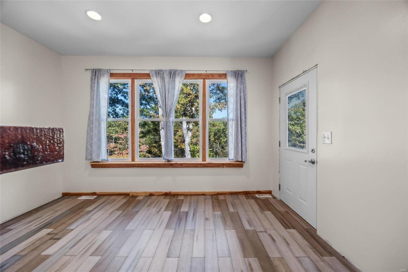 Dining area in kitchen