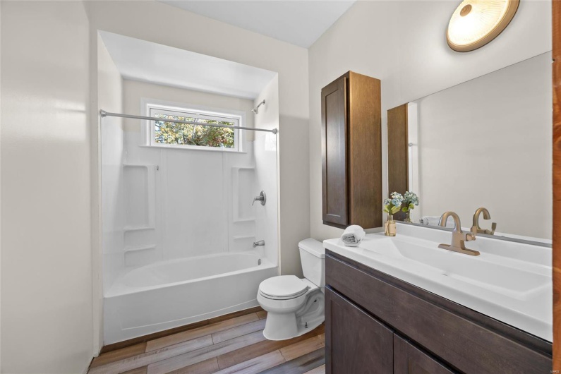 Hallway bathroom