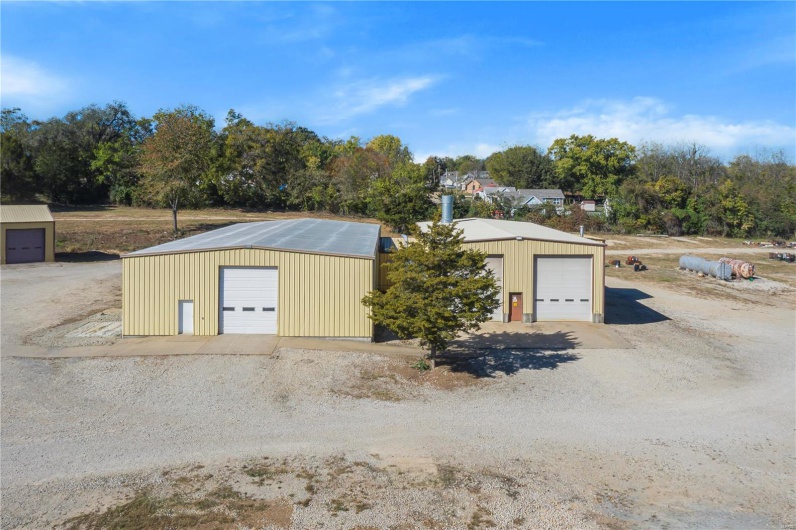 Warehouse left-paint shop right