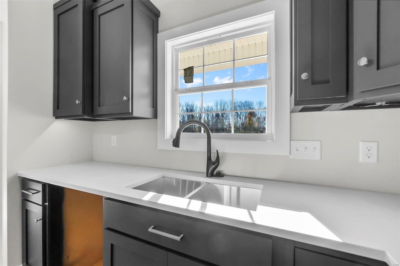 Kitchen featuring sink