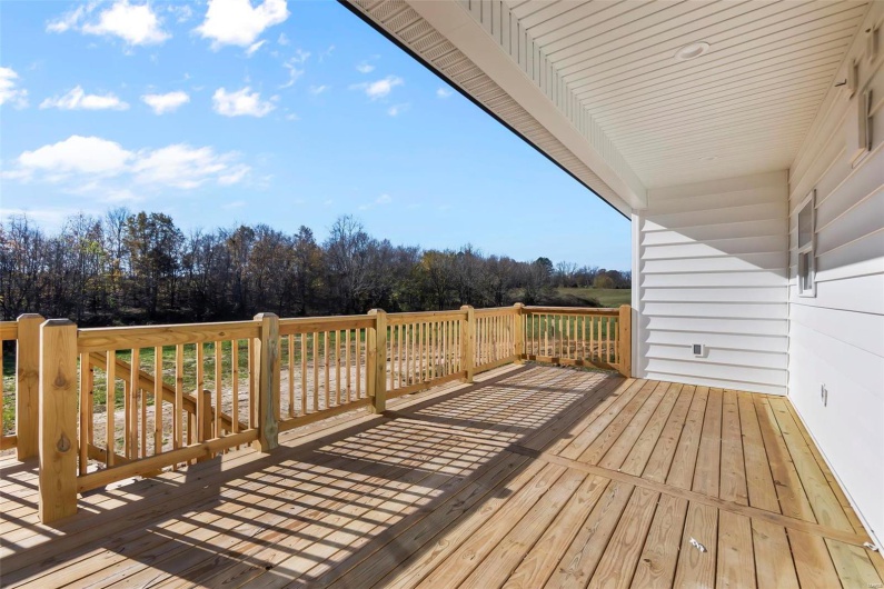 View of deck
