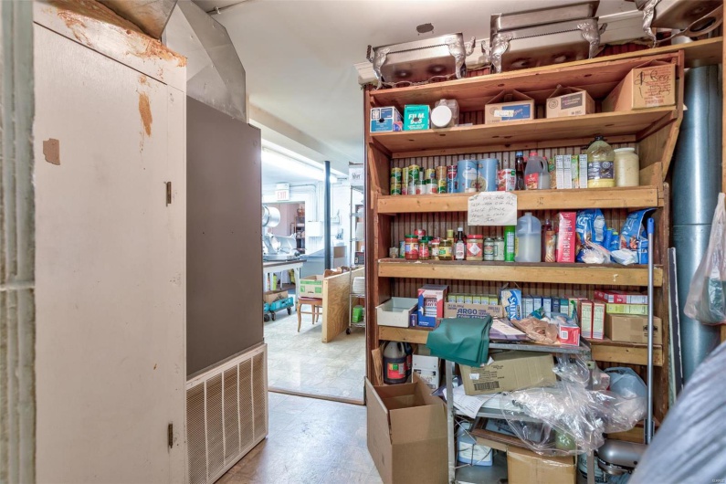 View of storage area