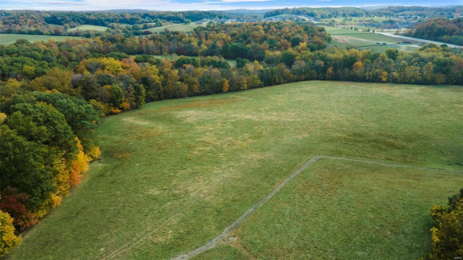 Bird's eye view featuring a rural view