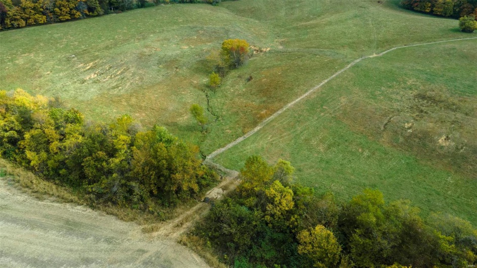 Bird's eye view featuring a rural view