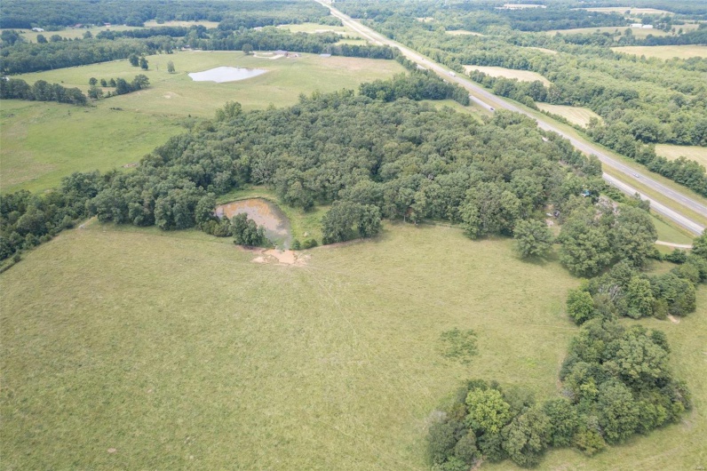 Drone / aerial view with a rural view