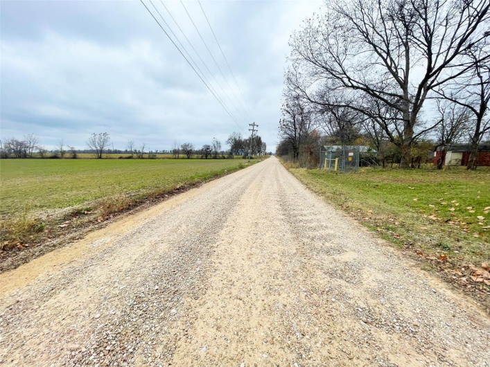 View of street with a rural view