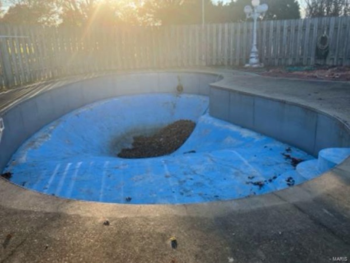View of pool