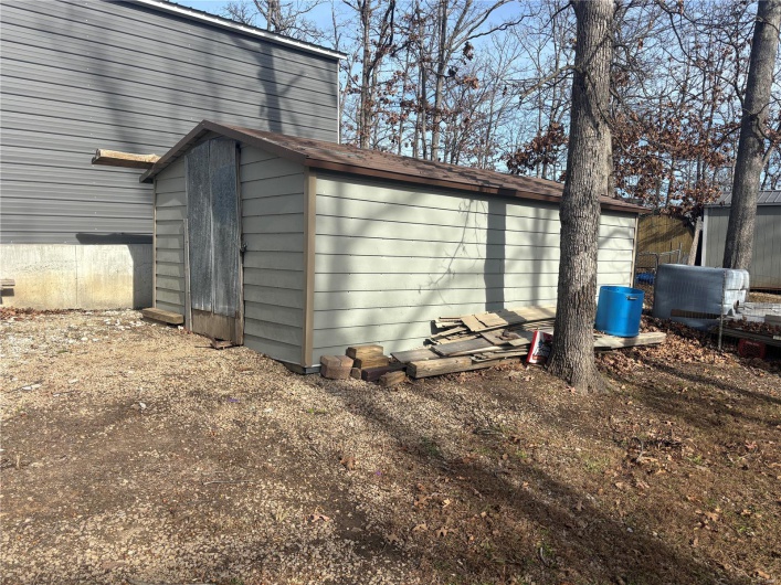 View of outbuilding