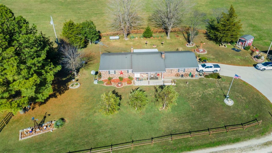 Drone / aerial view featuring a rural view