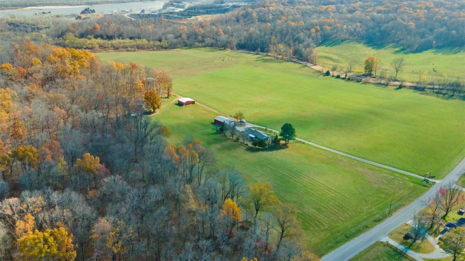 Drone / aerial view featuring a rural view