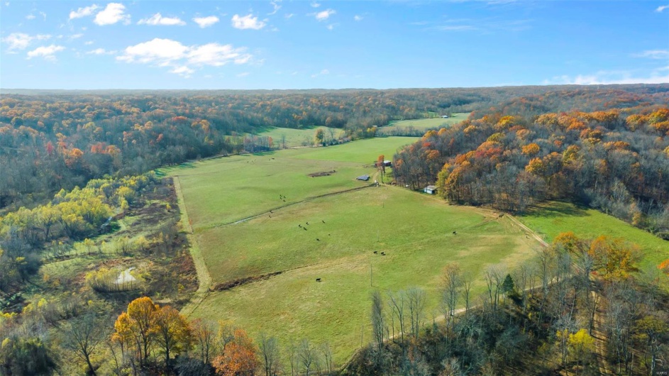 Drone / aerial view with a rural view