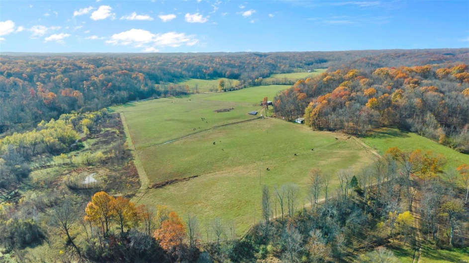 Bird's eye view featuring a rural view