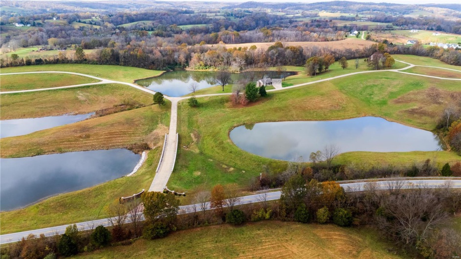 Aerial view of subdivision.