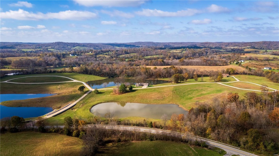 Aerial view of subdivision.