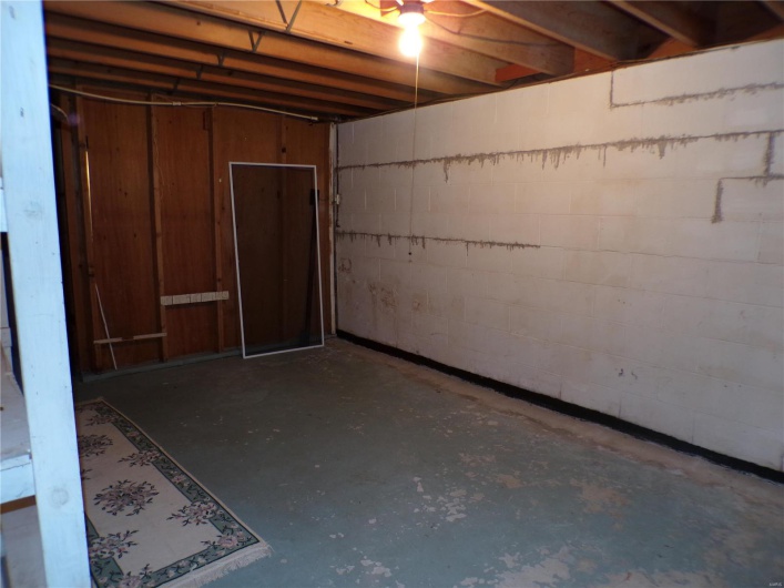 View of basement