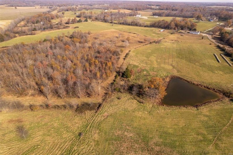 Drone / aerial view featuring a rural view and a water view