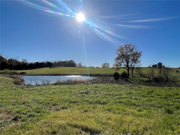 Water view featuring a rural view