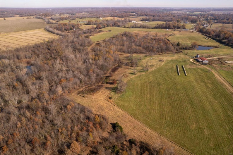 Aerial view featuring a rural view
