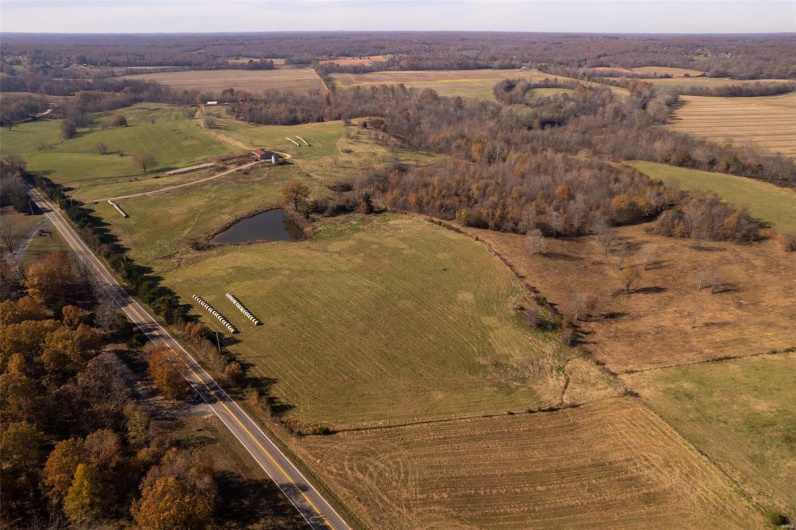 Drone / aerial view featuring a rural view