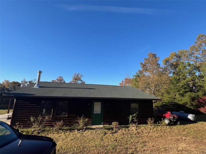 View of front of home featuring a porch